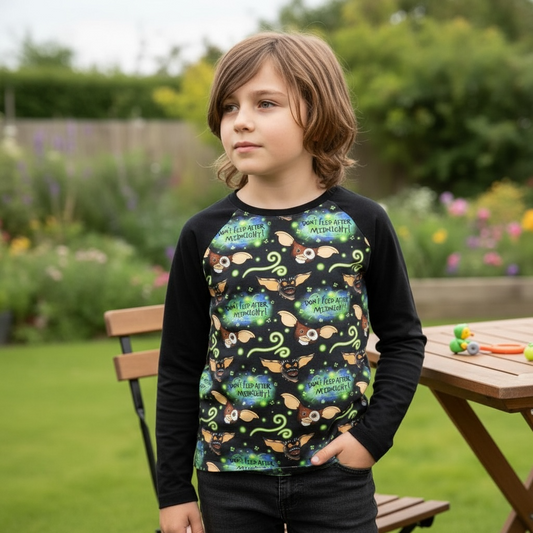 Creature Raglan Tee - 7-8 years