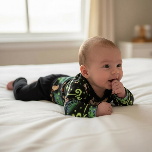 Creature Raglan Tee - 0-3 months