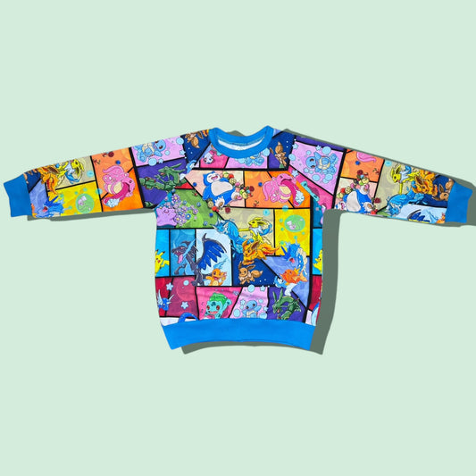 Catch ‘Em All Raglan Sweatshirt - 6-7 years