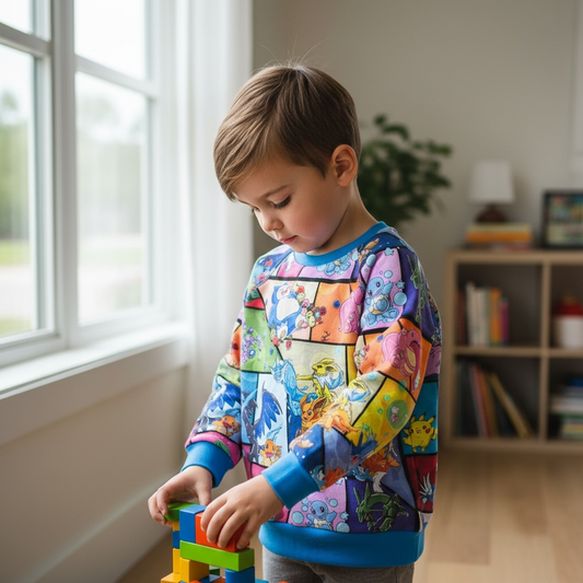 Catch ‘Em All Raglan Sweatshirt - 6-7 years