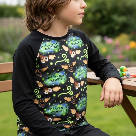 Creature Raglan Tee - 7-8 years