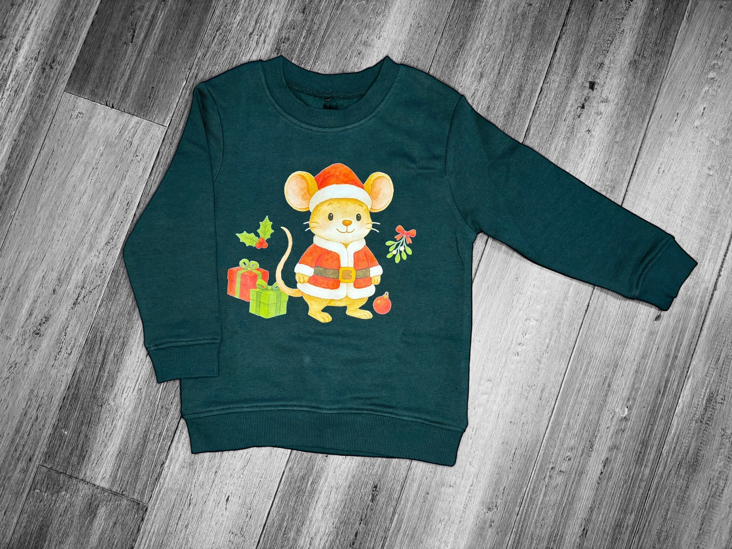 Festive Christmas Sweatshirts - Green
