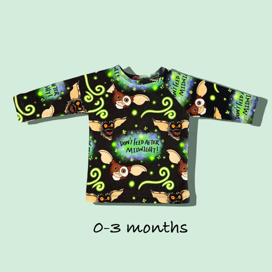 Creature Raglan Tee - 0-3 months