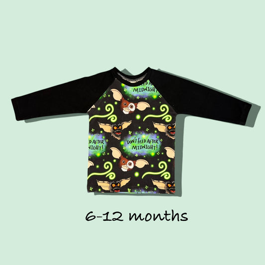 Creature Raglan Tee - 6-12 months