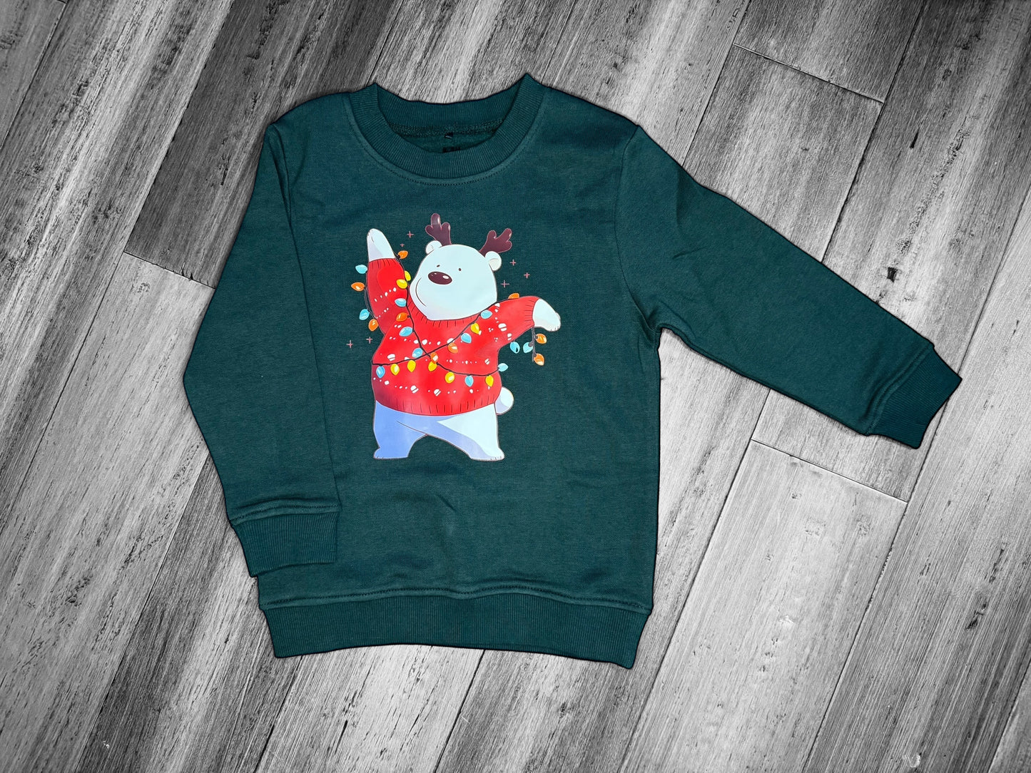 Festive Christmas Sweatshirts - Green