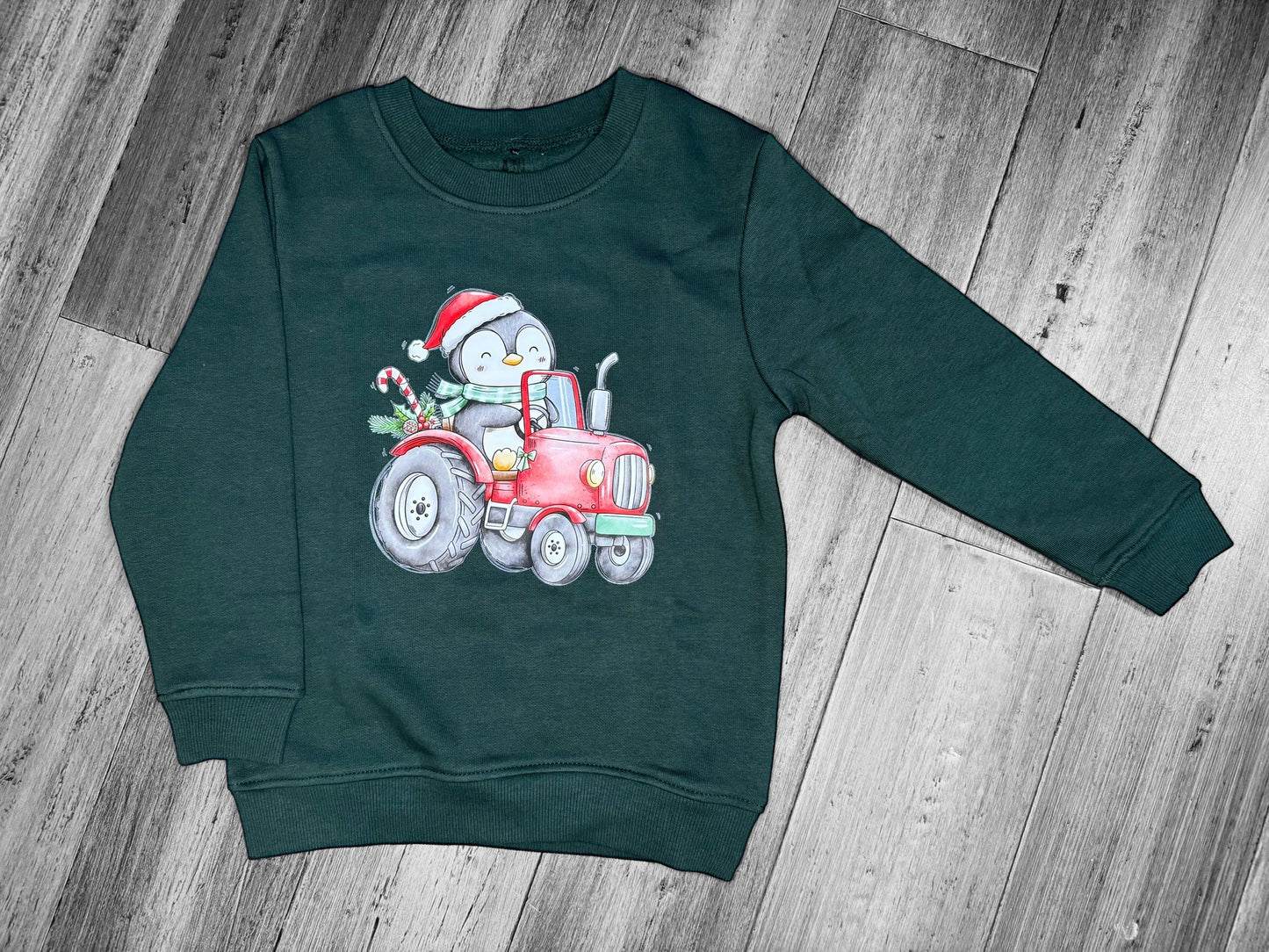 Festive Christmas Sweatshirts - Green