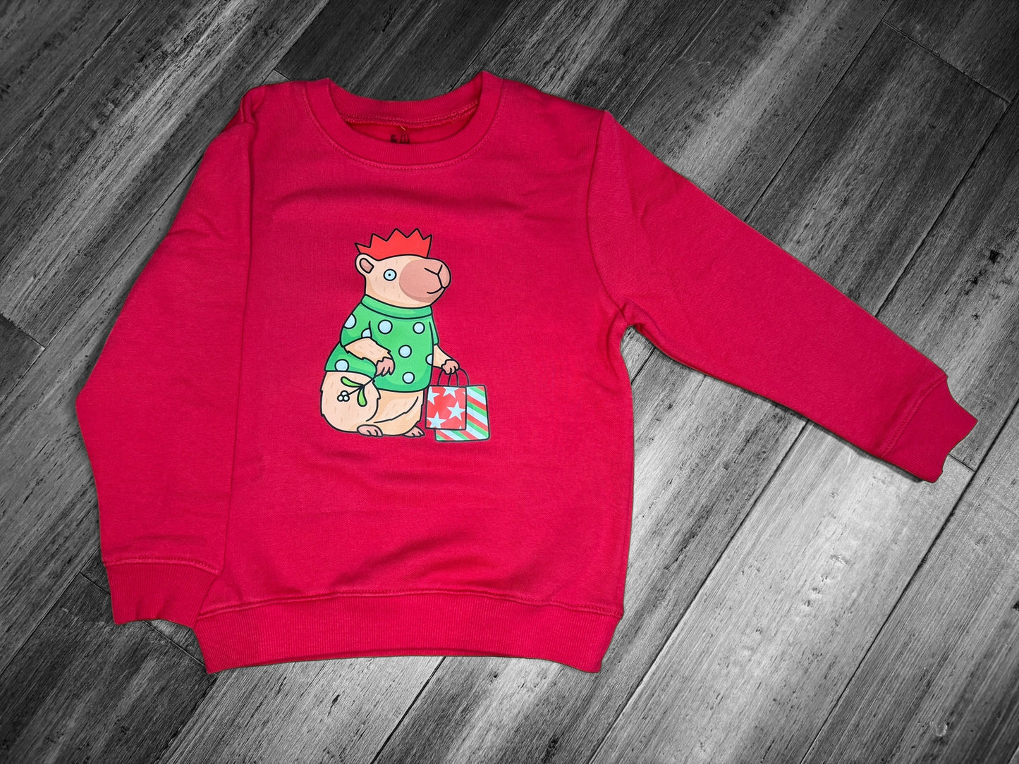 Festive Christmas Sweatshirts - Red