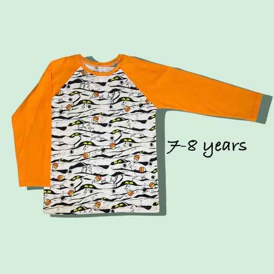 Mummy Raglan Tee - 7-8 years