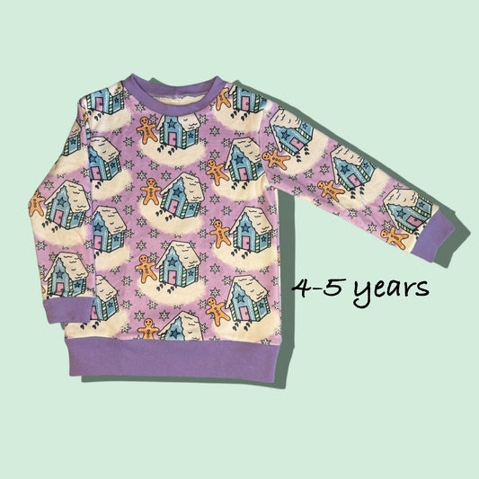 Gingerbread Squish Christmas Jumper 4-5 years